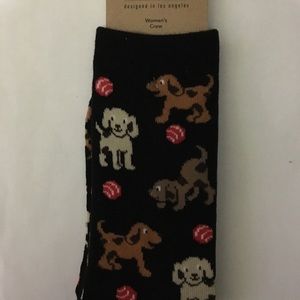 K Bell Women’s Dog Crew Socks